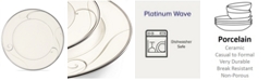 Noritake Dinnerware, Platinum Wave Dinner Plate